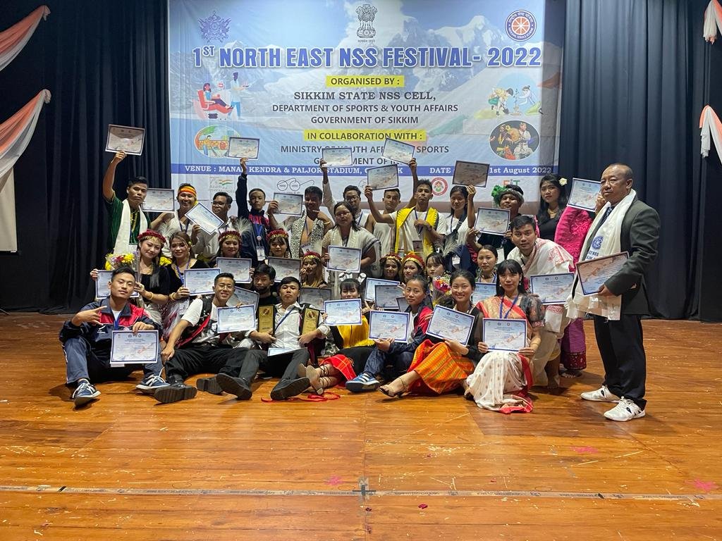 MEC Students participated in 1st north East NSS Festival 2022 …………………………..