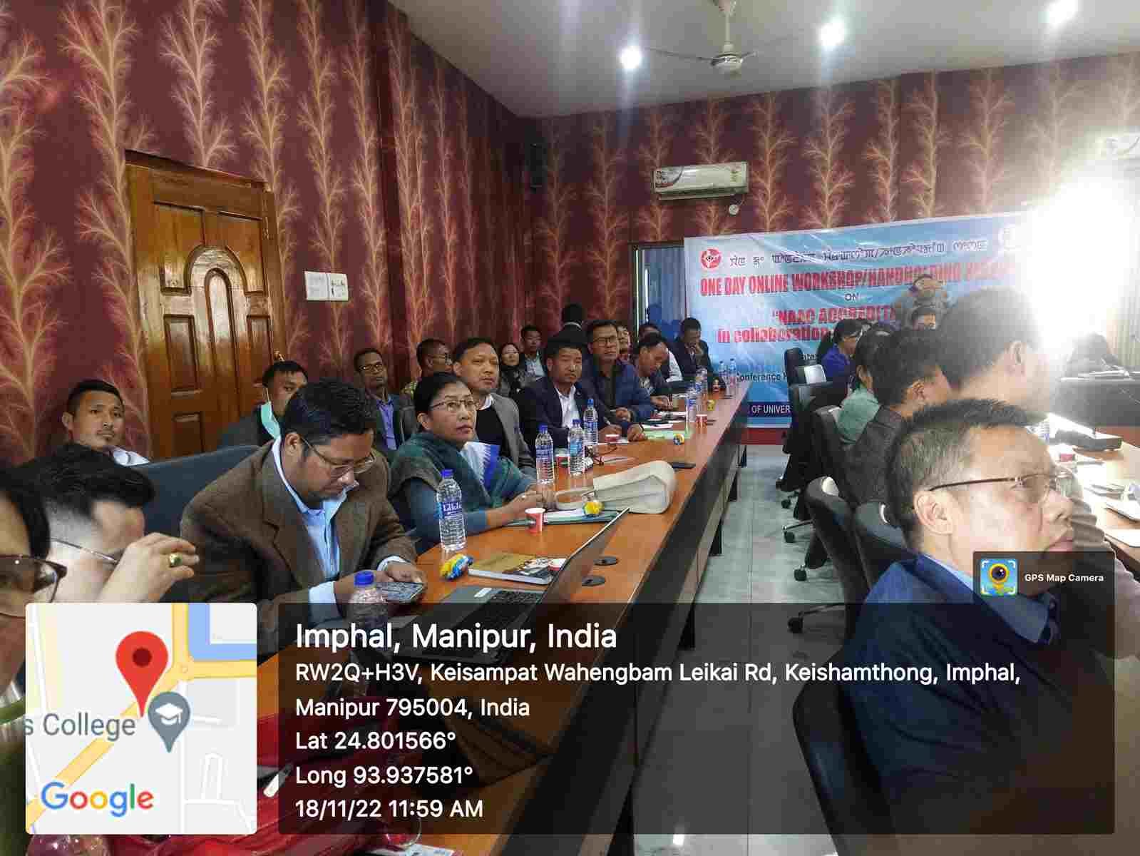 WORKSHOP/HANDHOLDING SESSION ON NAAC ACCREDITATION PARTICIPATED