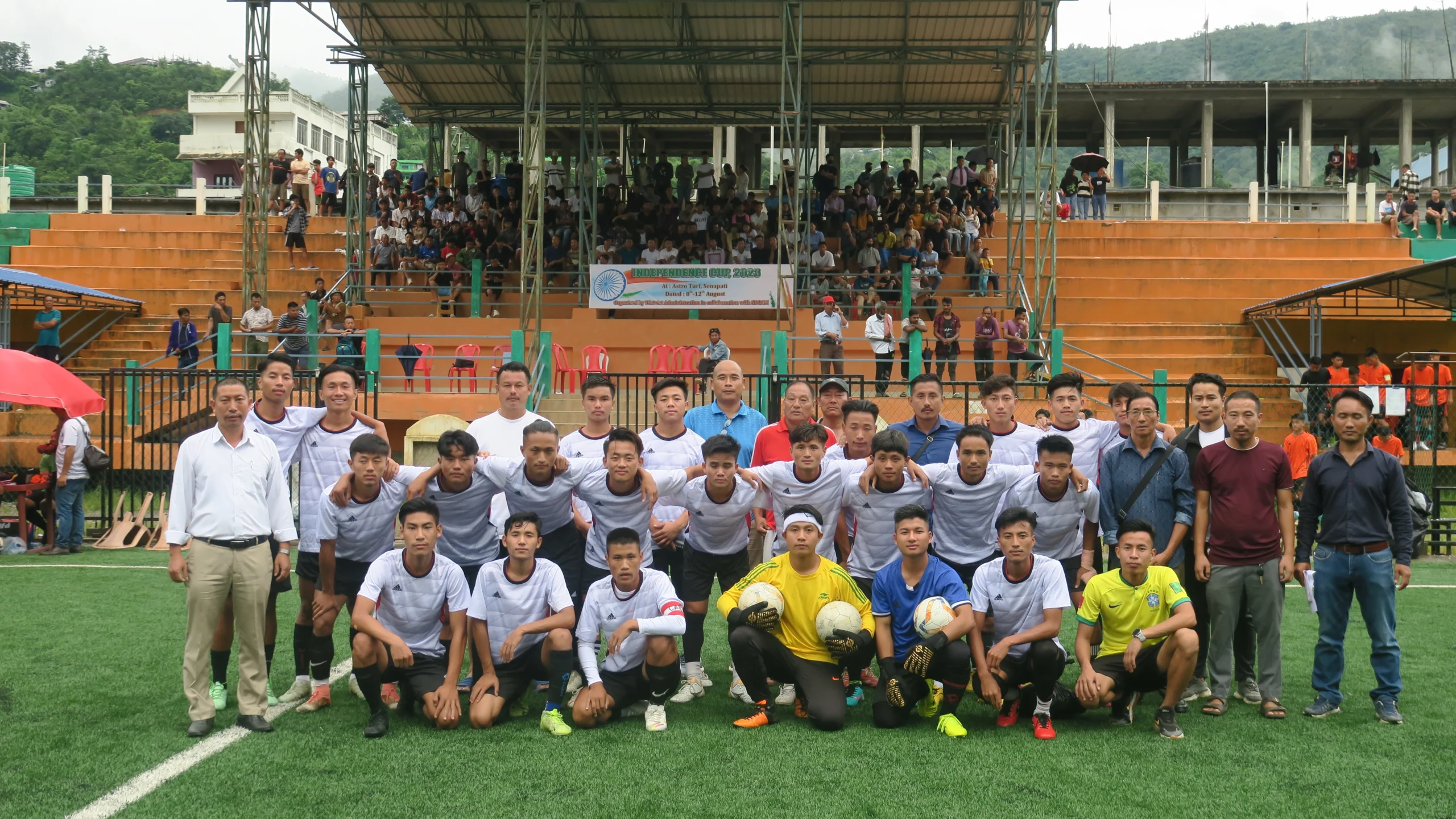 Mount Everest College Football team bag 3rd position in Independent Cup 2023